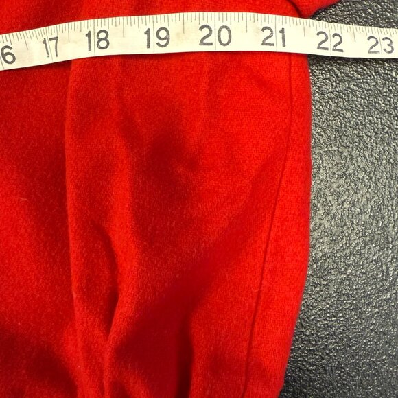 Bill Blass Blassport Womens Red Wool Blazer Jacket Made In Russia Sz 10 Cropped - Picture 3 of 10